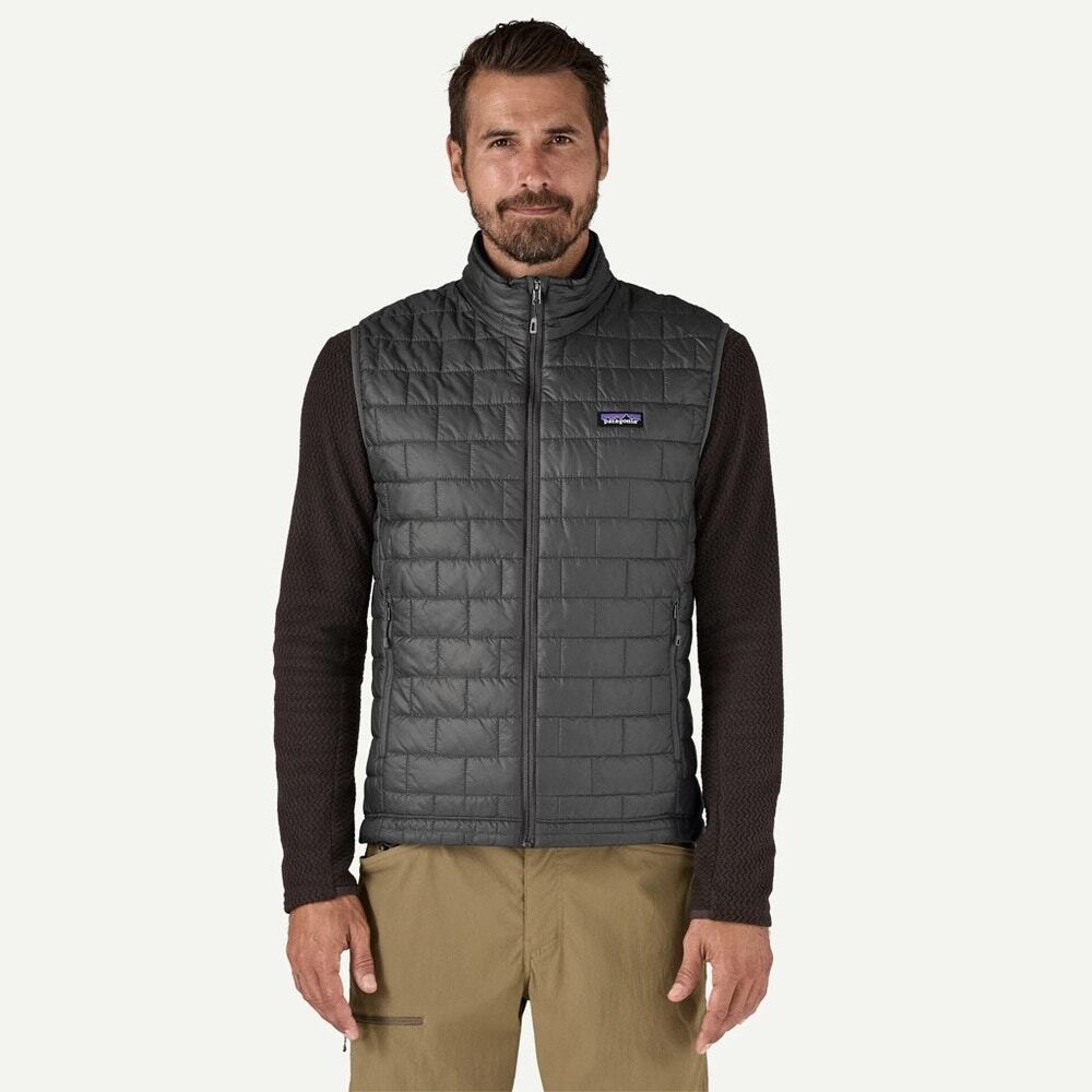 Patagonia Nano Puff Vest Forge Grey Insulated PrimaLoft Lightweight Outdoor Vest